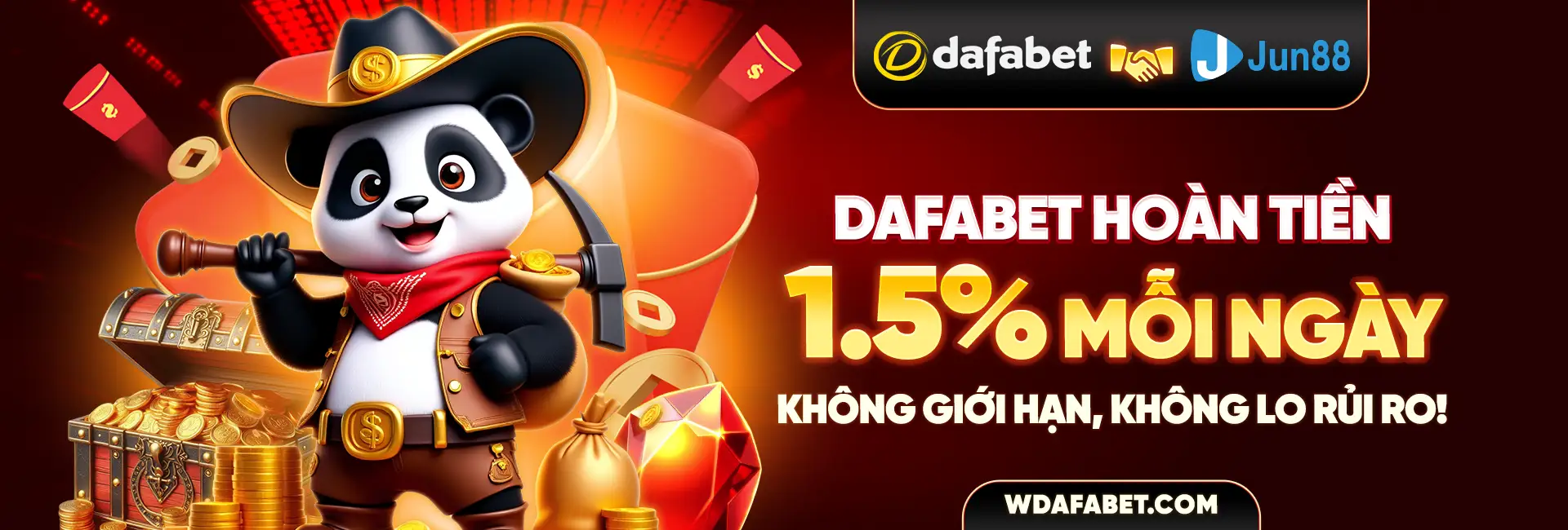 DAFABET HOÀN TIỀN 1.5% MỖI NGÀY – KHÔNG GIỚI HẠN, KHÔNG LO RỦI RO!