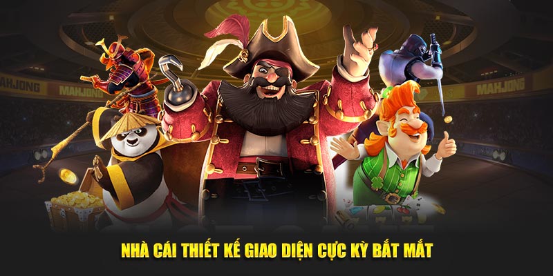 Nhà cái thiết kế giao diện cực kỳ bắt mắt